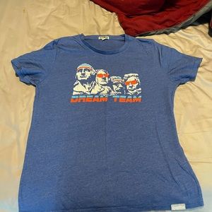 Men’s USA Founding Fathers Dream Team Shirt EUC